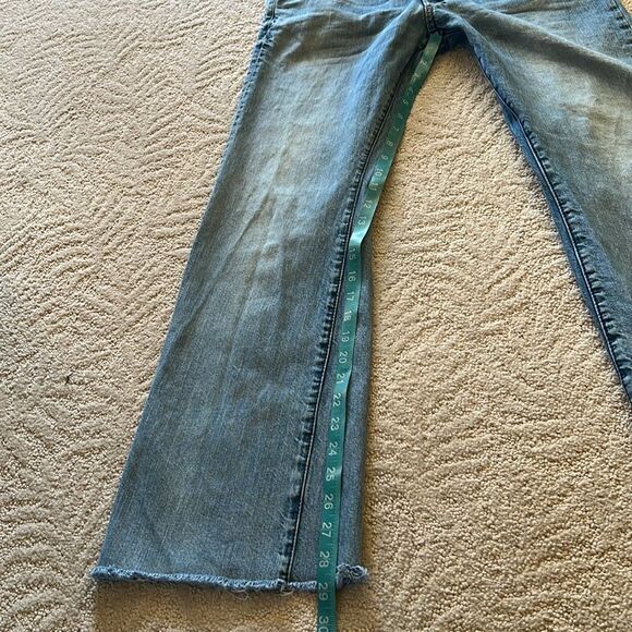& Denim wide leg high button fly waist jeans - Picture 7 of 15